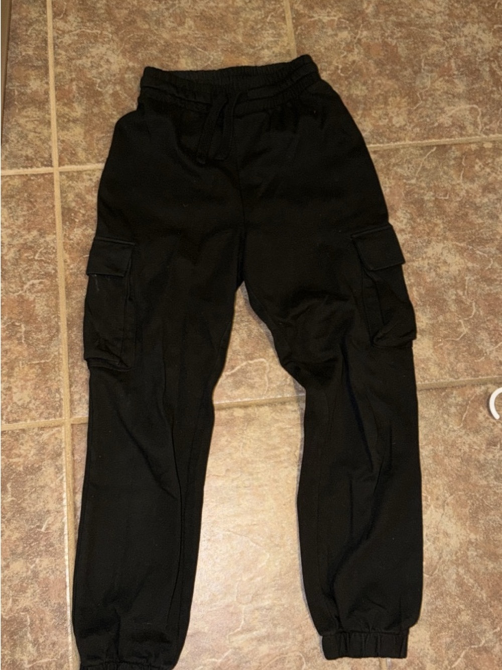 Zara Black Women's Cargo Jogger Pants